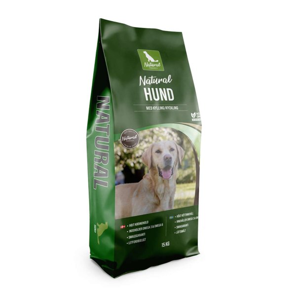 Natural Hund 15 kg Kun AFHENTNING