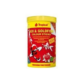 TROPICAL KOI & guldfisk farve STICKS 1000ML / 85g ( 40355)