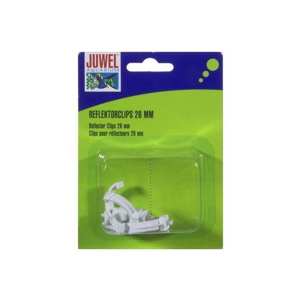 JUWEL REFLEKTORCLIPS 4ST T8 26mm PLAST (94025)