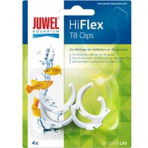 JUWEL REFLEKTORCLIPS 4ST T8 26mm PLAST (94040)