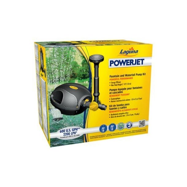 LAGUNA POWERJET 2200 FREE-FLO 2200L / H lftehjde 1,8M (PT8200)