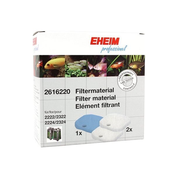 EHEIM Filtermtter PRO 2  1 Bl + 2 hvide 2222-2224-2322-2324 (2616220)