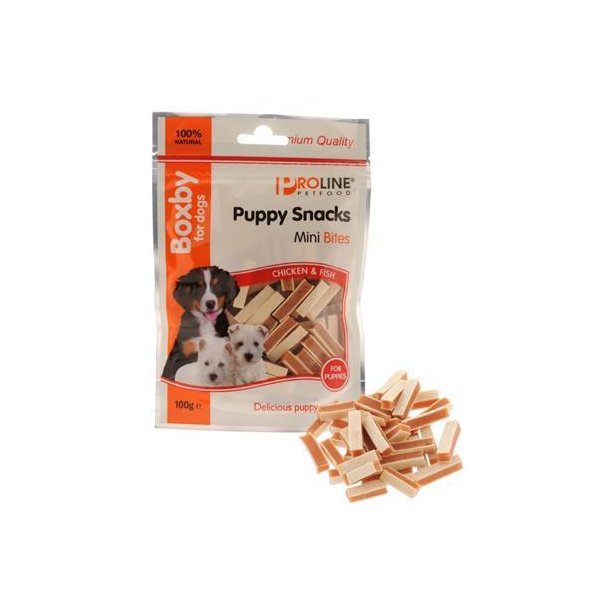 Boxby Mini Puppy snack bites 100g.