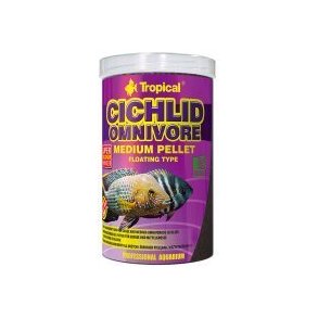 TROPICAL CICHLID OMNIVORE MEDIUM PELLET1000ML/360G