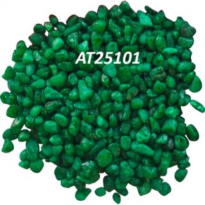 Libra, farvet grus 3-5mm. 1 kg. grn ( AT25101) Ved levering max 2 Stk.