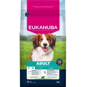 Eukanuba Adult Small & Medium Lamb & Rice 2,5 kg