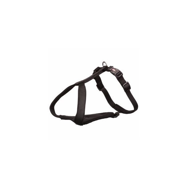 Premium Y-harness Nylon Sort S&ndash;M: 45&ndash;50 cm/15 mm