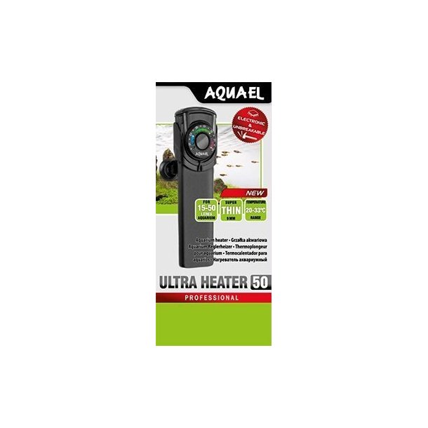 Aquael Ultra Heater 50 W 15 til 50 L slagfast (5512)