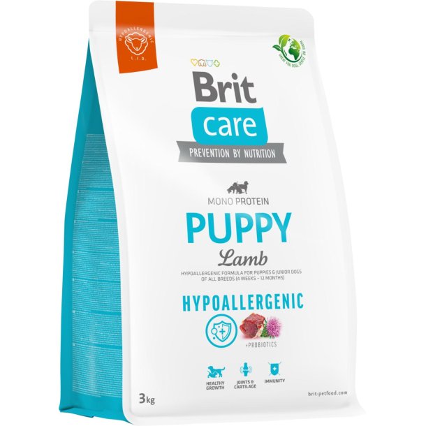  Brit Care Dog Hypoallergenic Puppy (lam)  12 kg Kun afhentning