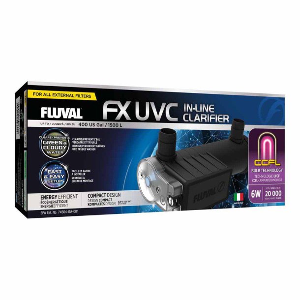 Fluval Fx Uvc In-line Clarifier 1500l (00199)