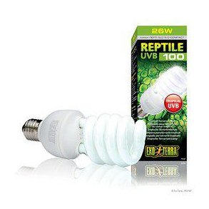 Reptile Uvb 100 Lysrrslampa 13w E27 Exoterra
