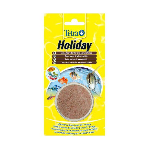 TETRA HOLIDAY 30GR FODER op til 14 dage