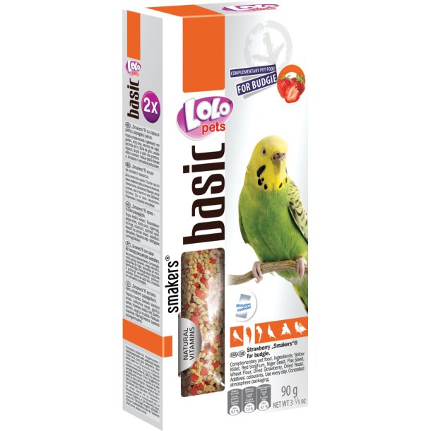 Lolo Pets Frstnger undulat m. jordbr