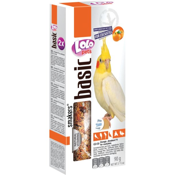 Lolo Pets Frstnger Parakit med appelsin