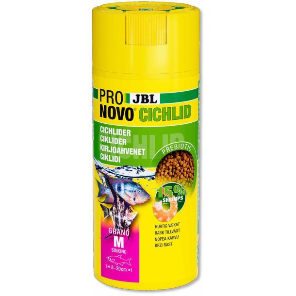 JBL PRONOVO CICHLID GRANO M 250 ML. CLICK 31233