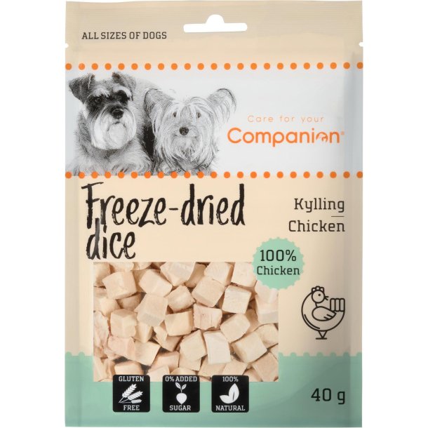 Freeze-dried dice (Compagnion) 40 gram