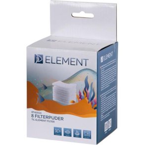  ELEMENT 8 stk. filterpuder t. filter