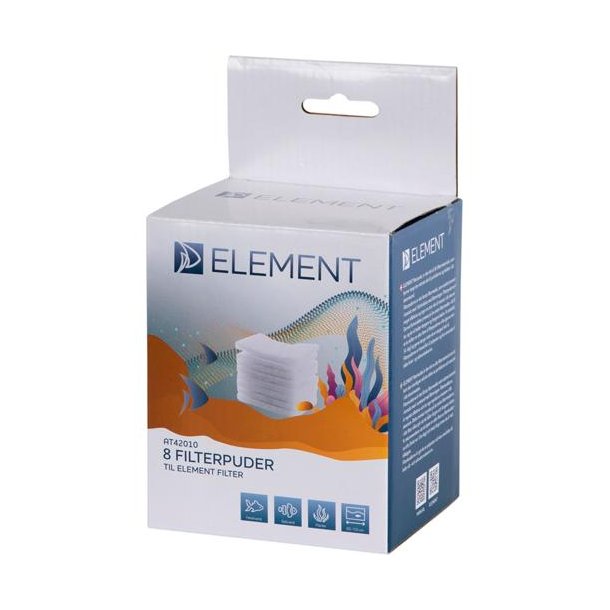  ELEMENT 8 stk. filterpuder t. filter