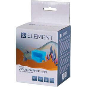 ELEMENT 2 stk. filtersvampe, fin