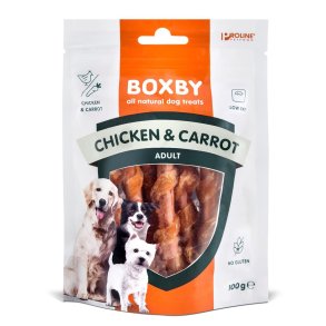 Boxby Kylling & Gulerod 100g.