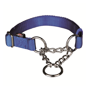 Premium kvler halsbnd 2 Str. M- L 35- 50 cm Bl