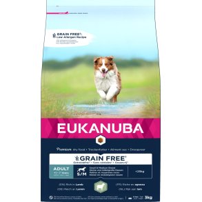 EUKANUBA Adult Small/Medium Grainfree lam