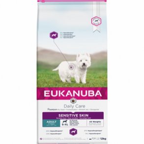 Eukanuba DailyCare Sensitive Skin 12 kg Kun afhentning Bestillingsvarer 2 til 5 dage