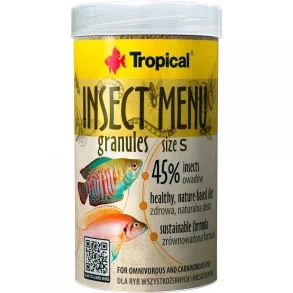 Tropical Insect Menu Granules Size S 100 ml.