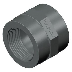 PVC Gevind muffe 1/2