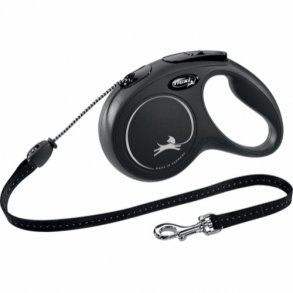 FLEXI New Classic M op til 20 kg 5 meter. Sort