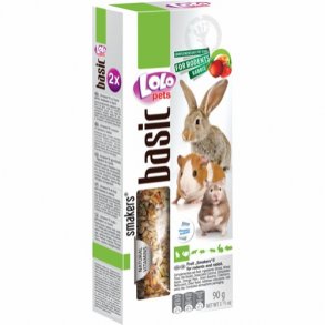  Frstnger gnaver/Kanin m. frugt 2 stk