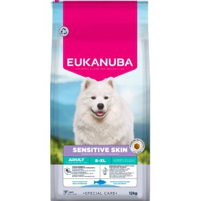 Eukanuba DailyCare Sensitive Skin 12 kg Kun afhentning Bestillingsvarer 2 til 5 dage