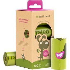 Eco-Friendly hm-hm  poser, Lavendel  Grn 8 ruller 120 stk