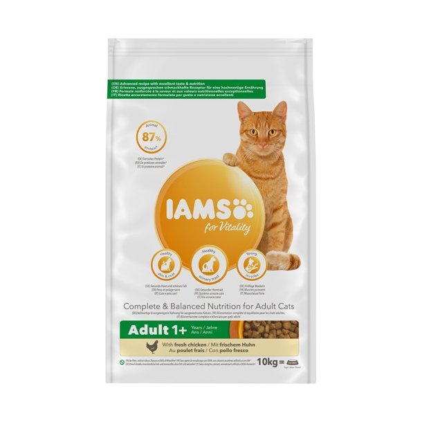 Iams Adult Kylling 10 Kg Kun Afhentning