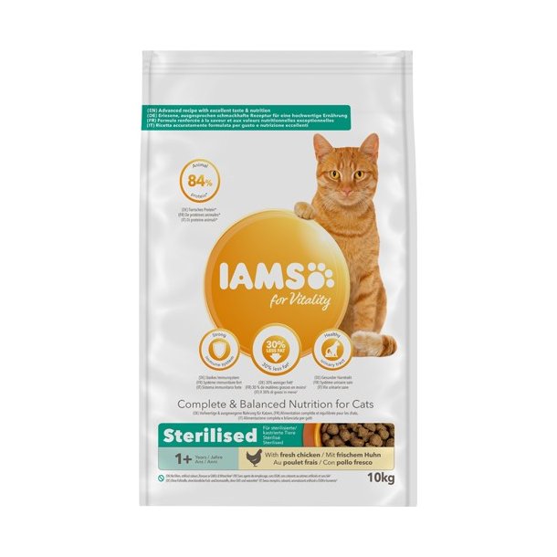 Iams Adult Light Steriliseret Kylling 10 Kg Kun Afhentning