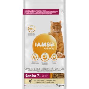 Iams Vitality Mature & Senior Kylling 3 kg