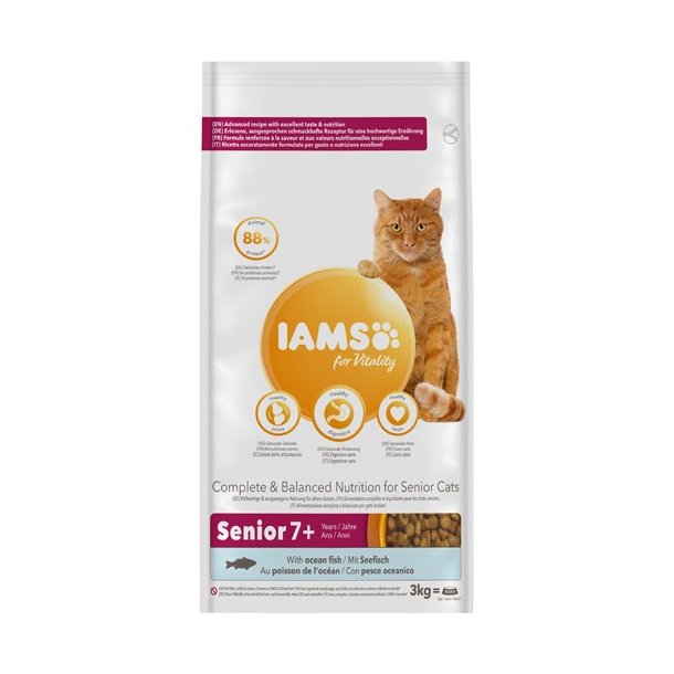 Iams Vitality Senior Ocean Fish 3Kg