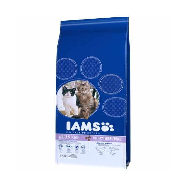 Iams Adult Multicat 15 Kg Bestillingsvarer kun afhentning