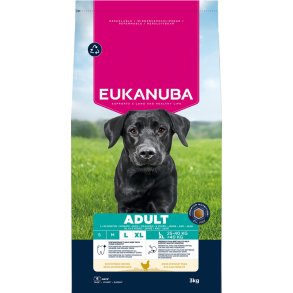 EUKANUBA Adult Large Breed kylling  3 kg Kun Afhentning