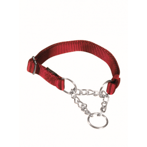 Premium kvler halsbnd 1 Str. S-M, 30 - 40 cm Rd