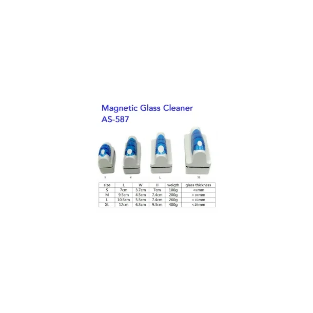 Aq magnet flydende L 15 mm. glas 