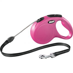 FLEXI New CLASSIC snor S, 5M, 12KG, pink