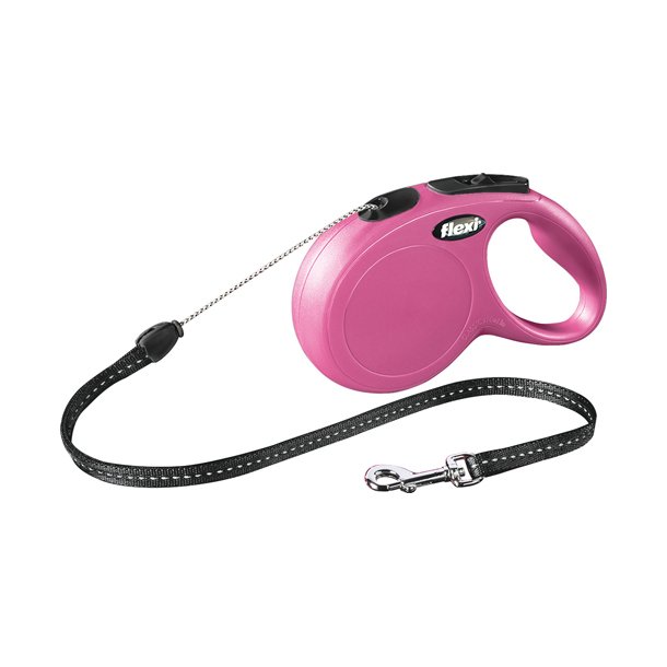 FLEXI New CLASSIC snor S, 8M, 12KG, pink