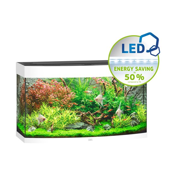 Juwel Vision Hvid Akvarie 180L LED  92x41x55CM (09450) Kun afhentning