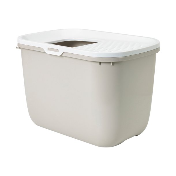 SAVIC Hop In kattetoilet, 58,5x39x39,5 cm, hvid/mocca