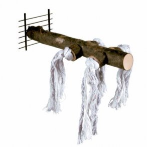 Trixie Siddepind med reb 25 cm.