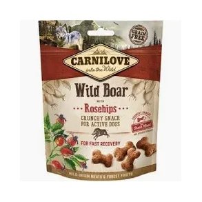  CL Dog Crunchy Snack Wildboar Rosehip 200 g