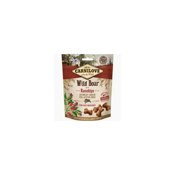  CL Dog Crunchy Snack Wildboar Rosehip 200 g