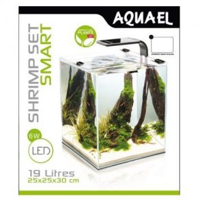Aquael Rejeakvarie Day & Night 19 L Hvid 25x25x30cm Kun afhentning