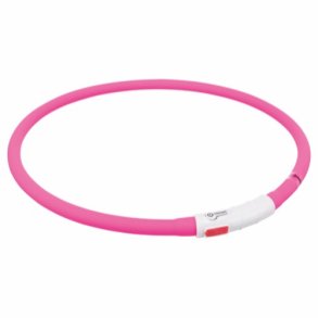 Flash lysring USB Xs til Xl Halsml max 70 cm pink (tx12647)